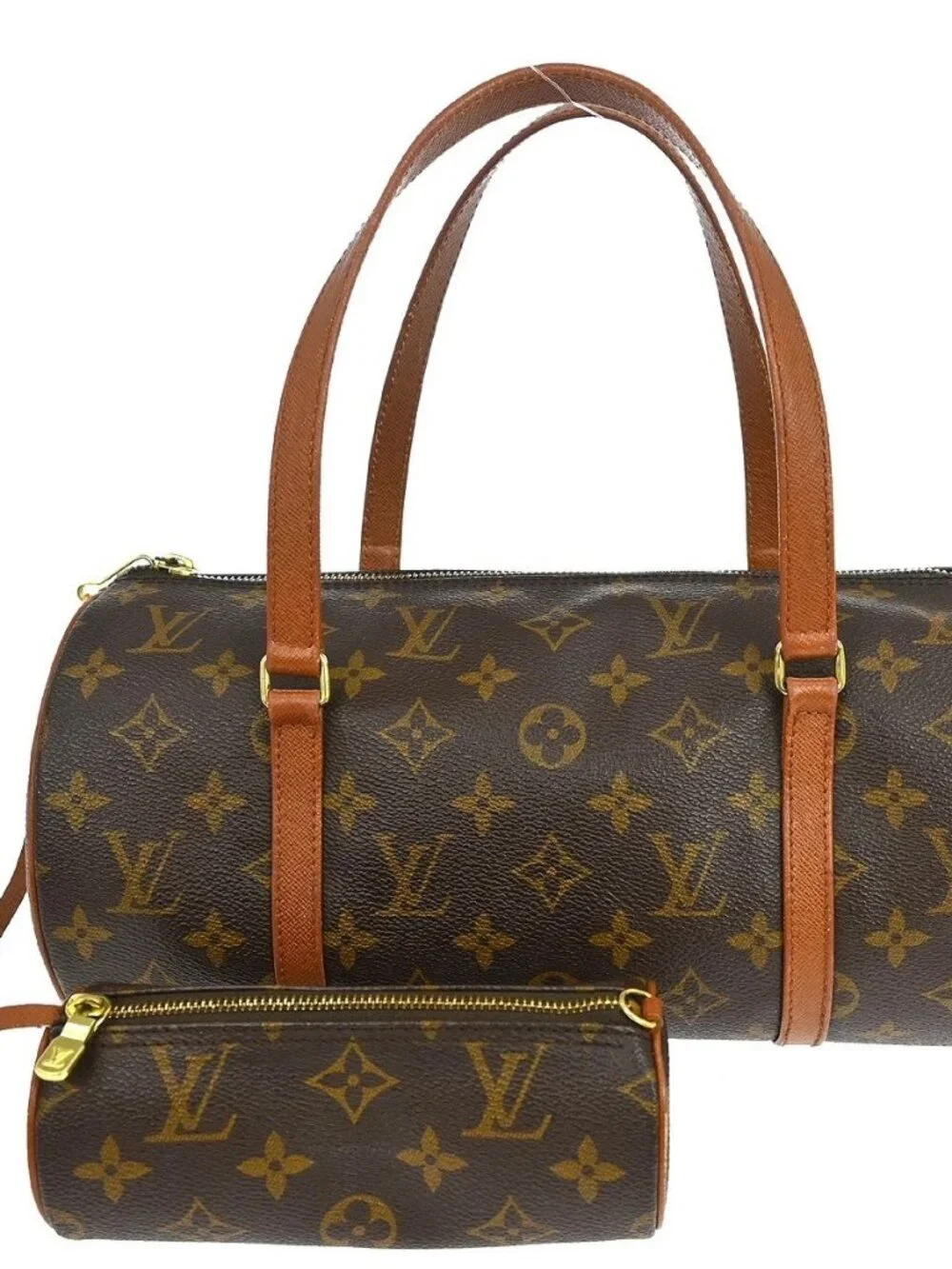 Best02 LOUIS VUITTON PAPILLON 30 HANDBAG PURSE MONOGRAM